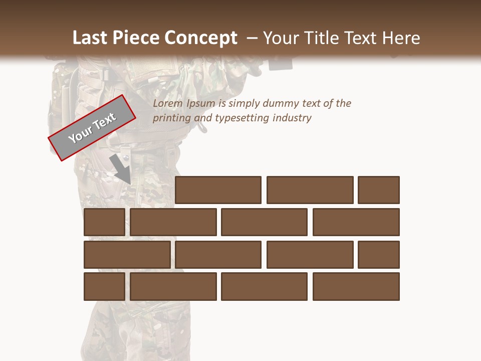 Weapon Isolated Game PowerPoint Template