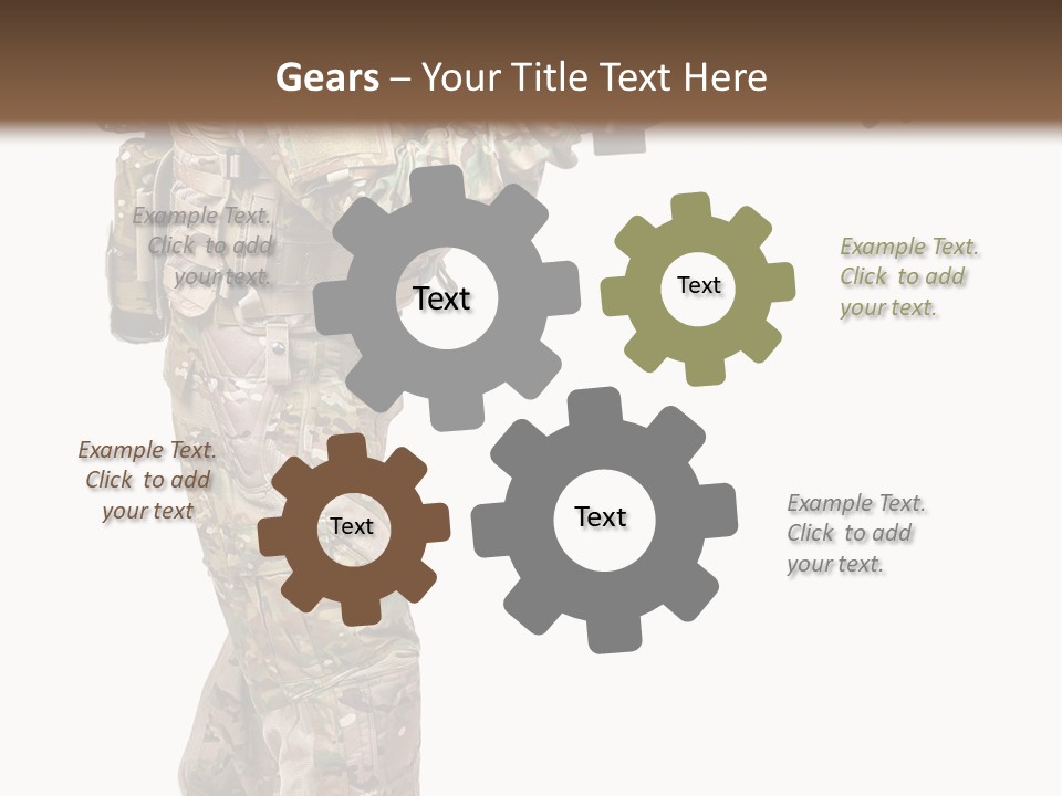 Weapon Isolated Game PowerPoint Template