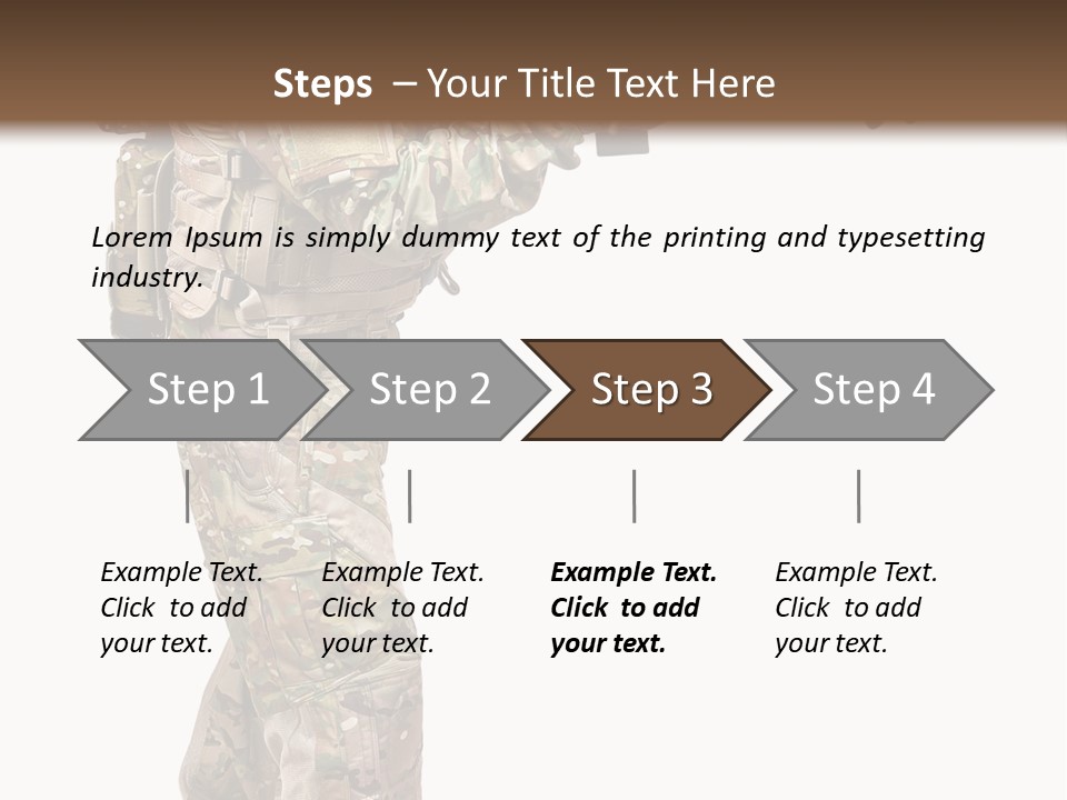 Weapon Isolated Game PowerPoint Template