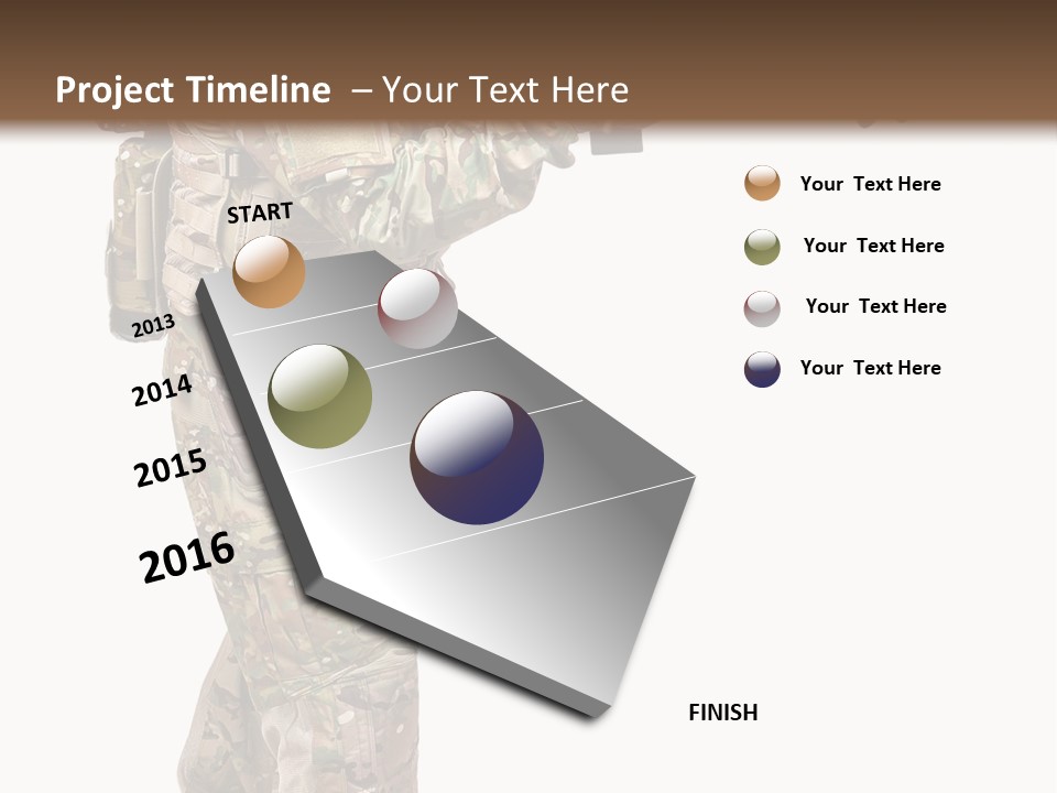 Weapon Isolated Game PowerPoint Template