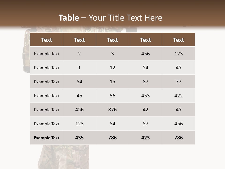 Weapon Isolated Game PowerPoint Template