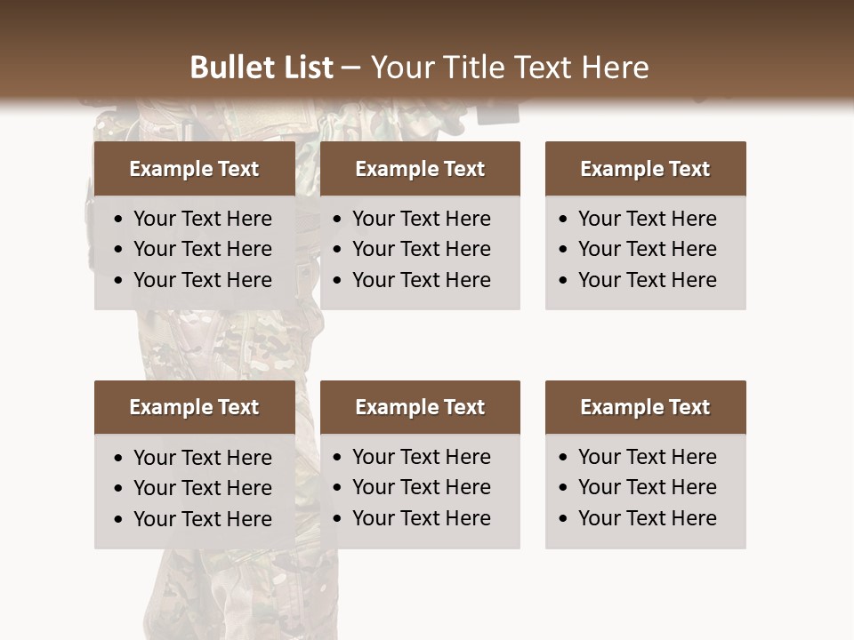 Weapon Isolated Game PowerPoint Template