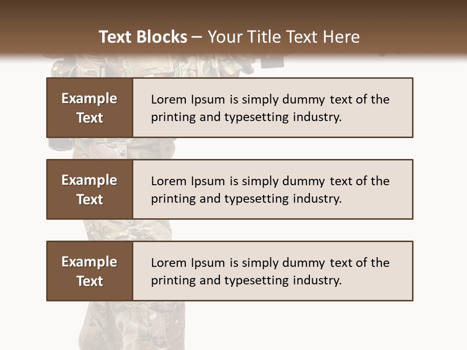 Weapon Isolated Game PowerPoint Template