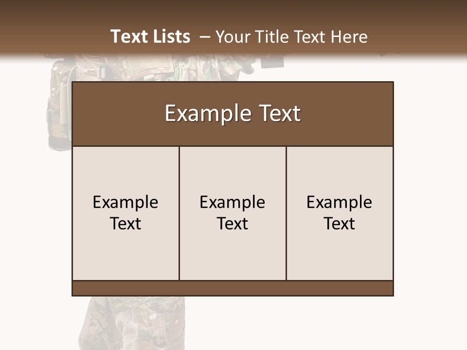 Weapon Isolated Game PowerPoint Template