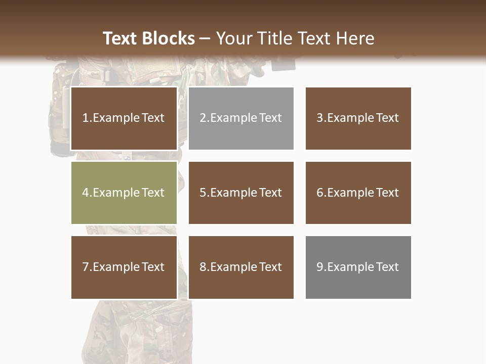 Weapon Isolated Game PowerPoint Template