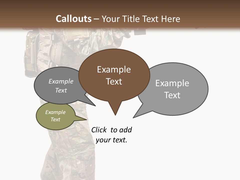Weapon Isolated Game PowerPoint Template