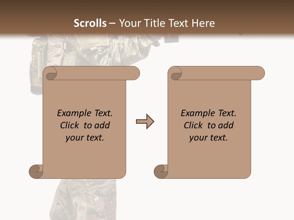 Weapon Isolated Game PowerPoint Template