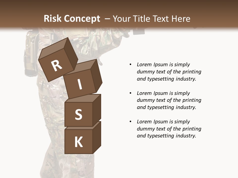 Weapon Isolated Game PowerPoint Template