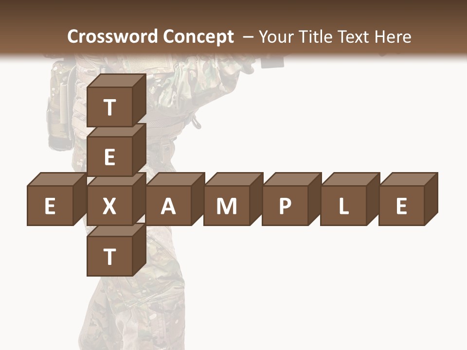 Weapon Isolated Game PowerPoint Template