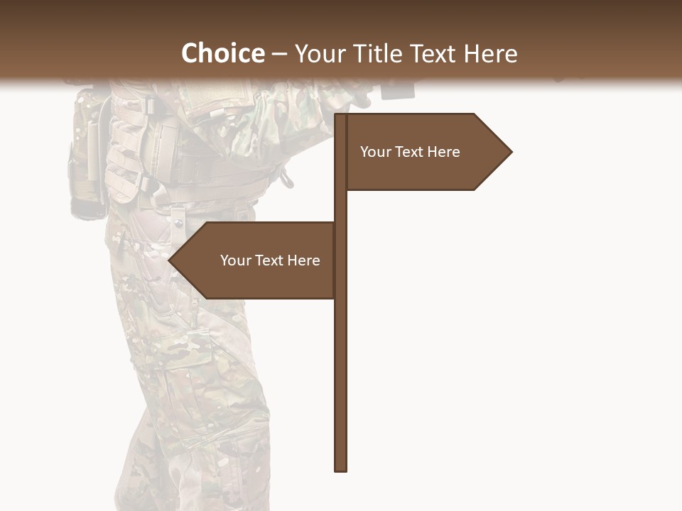 Weapon Isolated Game PowerPoint Template