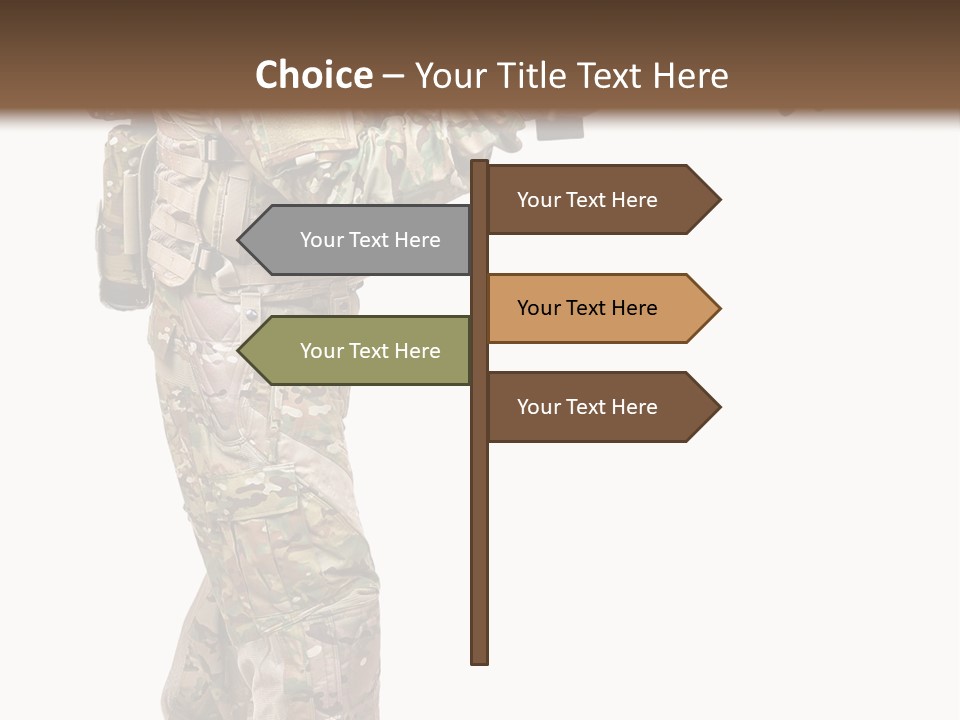 Weapon Isolated Game PowerPoint Template