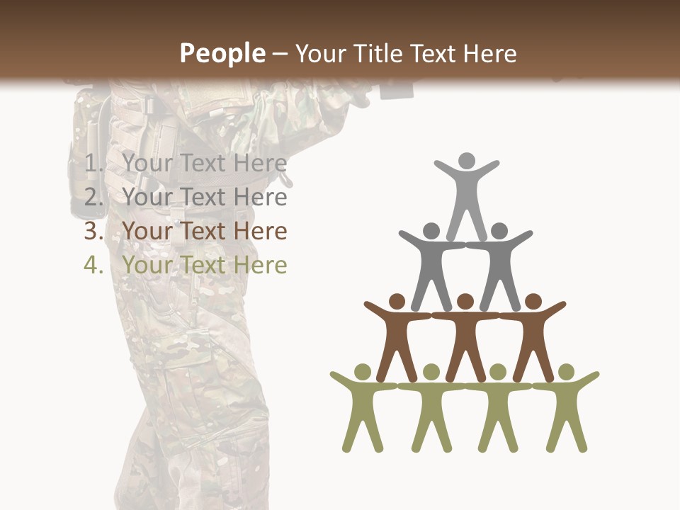 Weapon Isolated Game PowerPoint Template