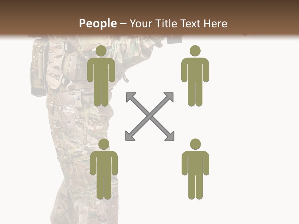 Weapon Isolated Game PowerPoint Template