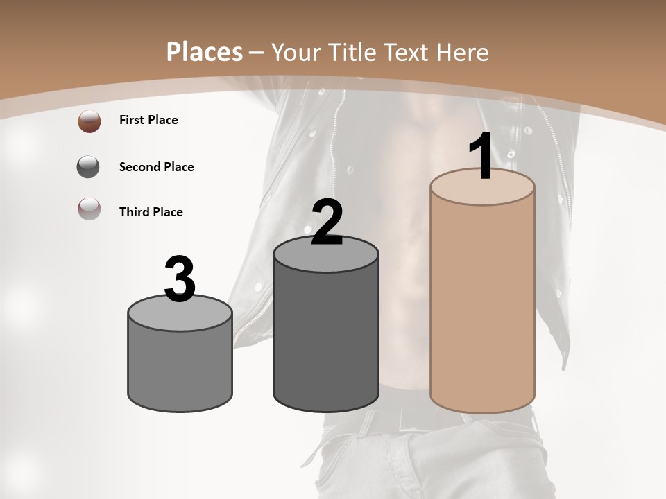 Isolated Style Model PowerPoint Template
