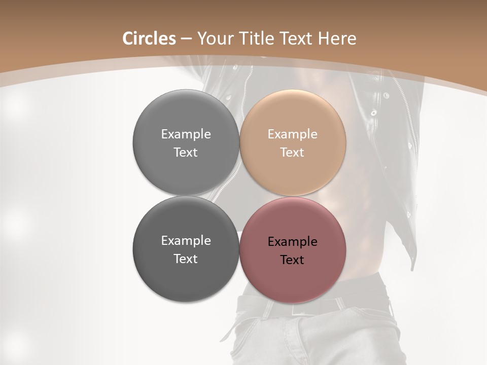 Isolated Style Model PowerPoint Template