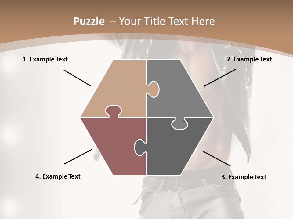 Isolated Style Model PowerPoint Template