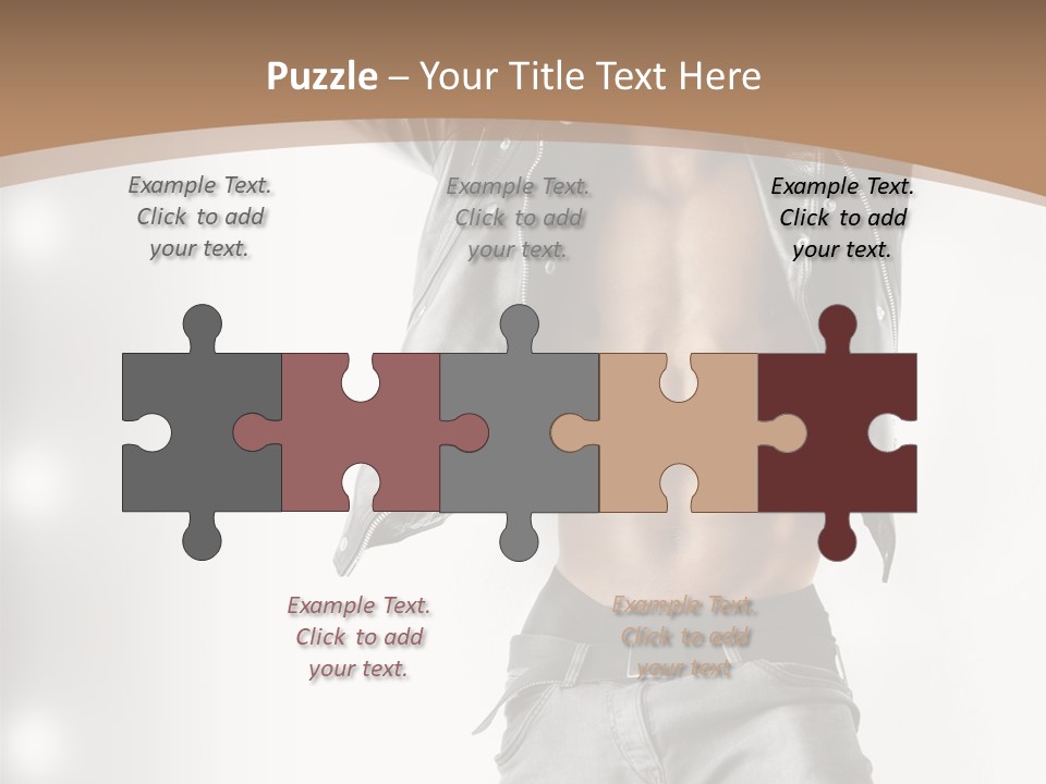Isolated Style Model PowerPoint Template