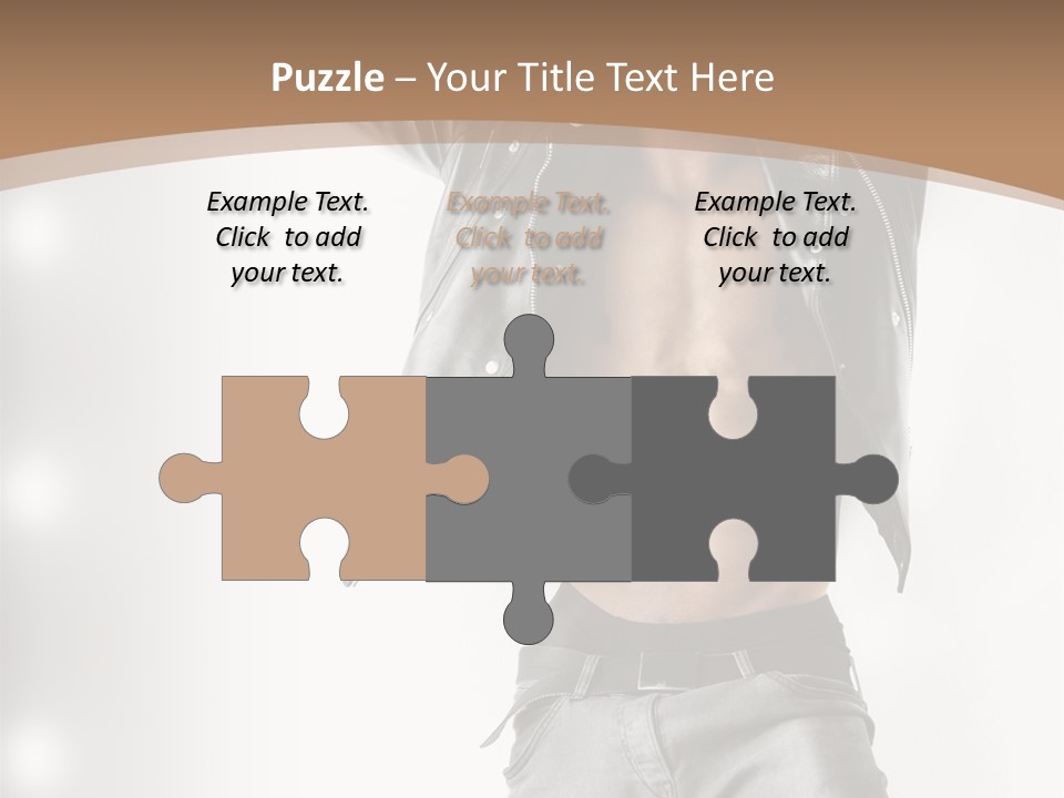 Isolated Style Model PowerPoint Template