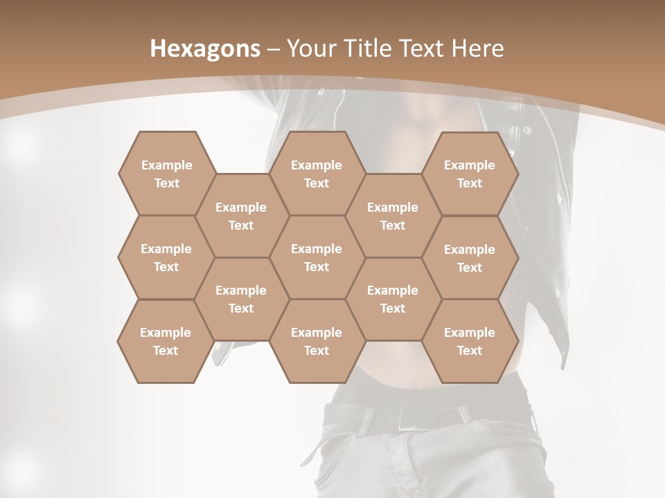 Isolated Style Model PowerPoint Template