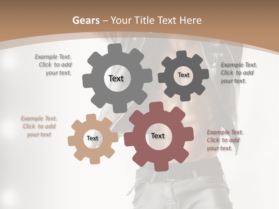 Isolated Style Model PowerPoint Template