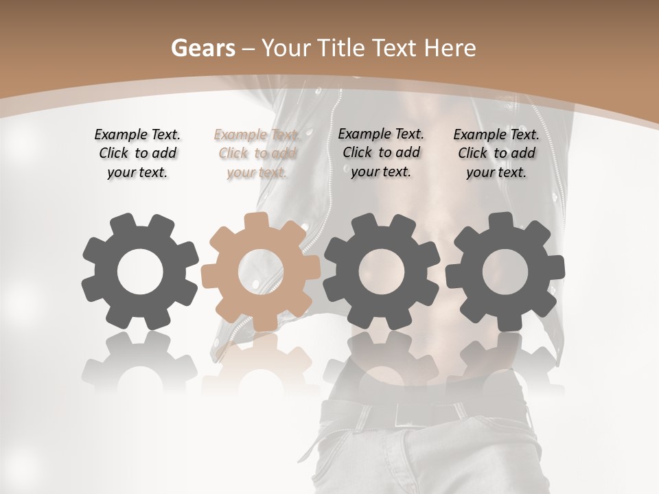 Isolated Style Model PowerPoint Template
