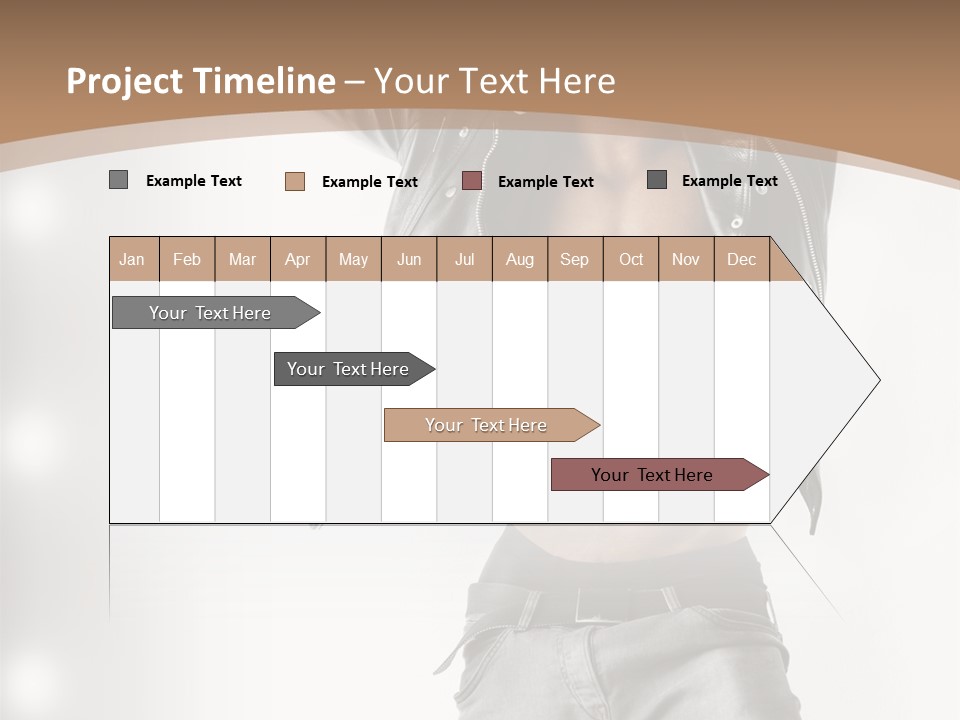 Isolated Style Model PowerPoint Template