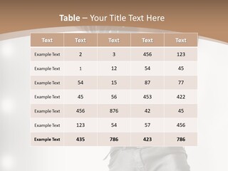 Isolated Style Model PowerPoint Template