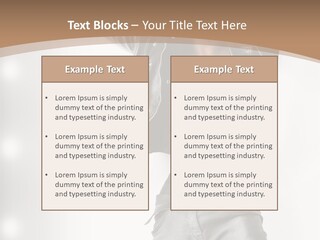 Isolated Style Model PowerPoint Template