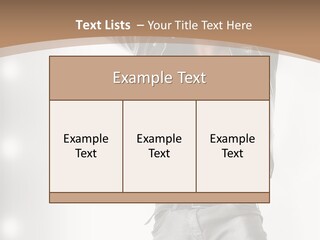 Isolated Style Model PowerPoint Template