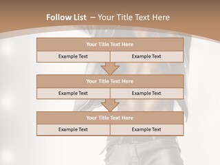 Isolated Style Model PowerPoint Template