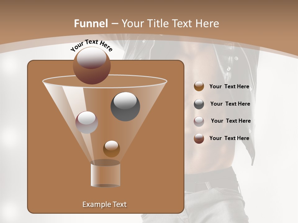 Isolated Style Model PowerPoint Template