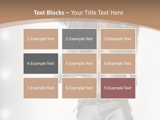 Isolated Style Model PowerPoint Template