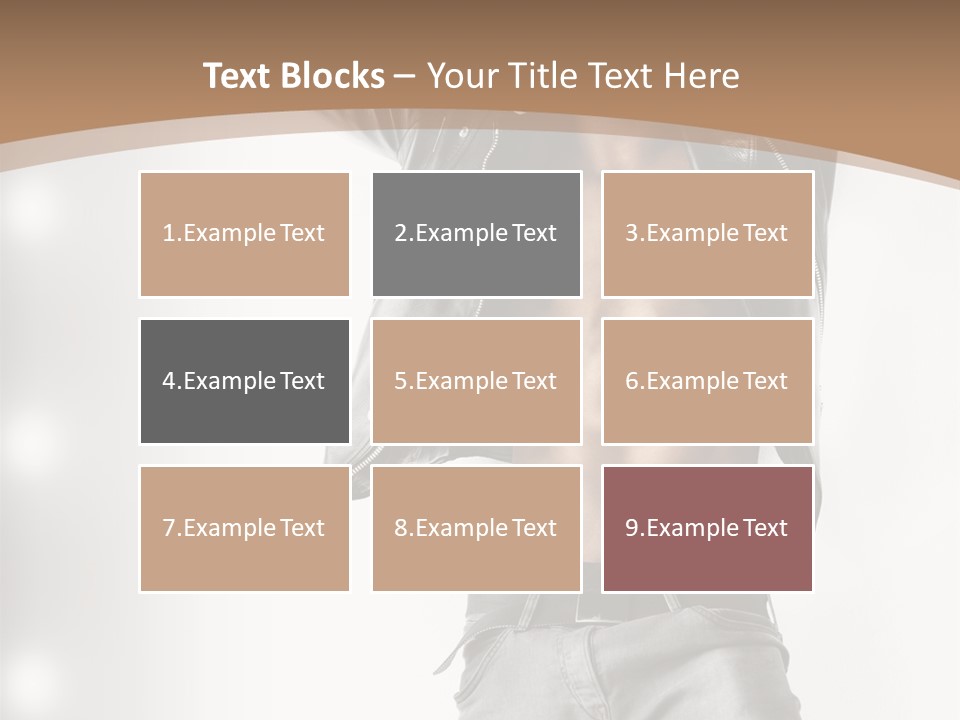 Isolated Style Model PowerPoint Template