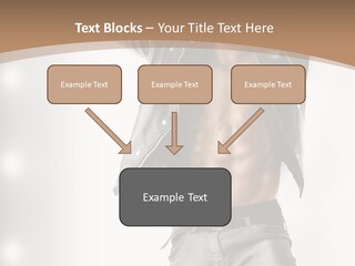 Isolated Style Model PowerPoint Template