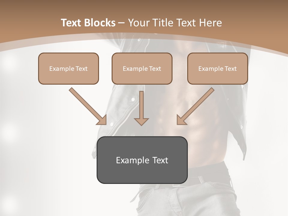 Isolated Style Model PowerPoint Template