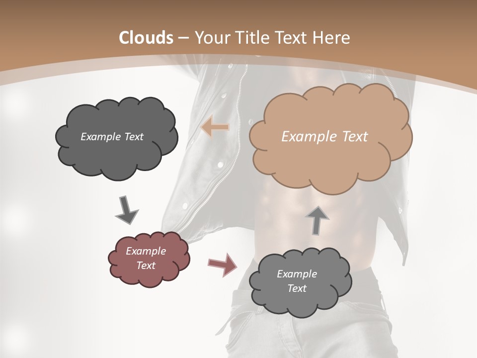 Isolated Style Model PowerPoint Template