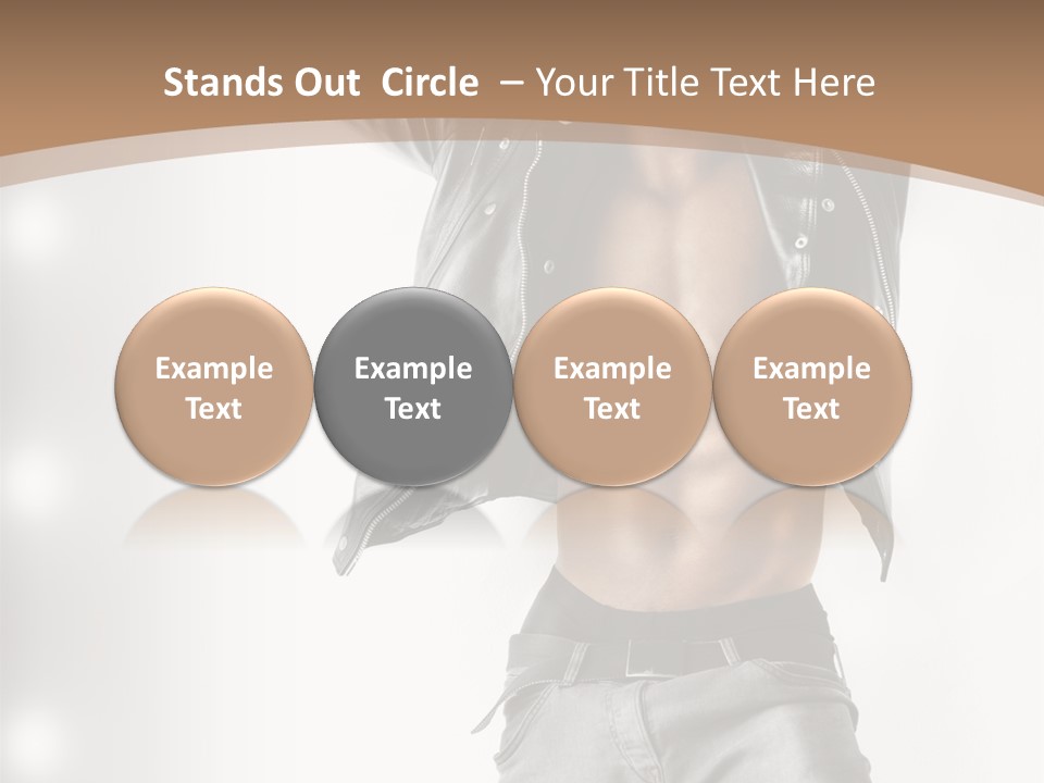 Isolated Style Model PowerPoint Template