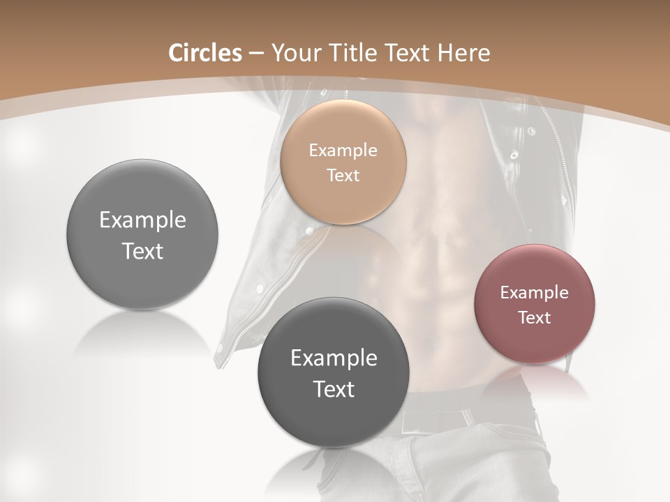 Isolated Style Model PowerPoint Template