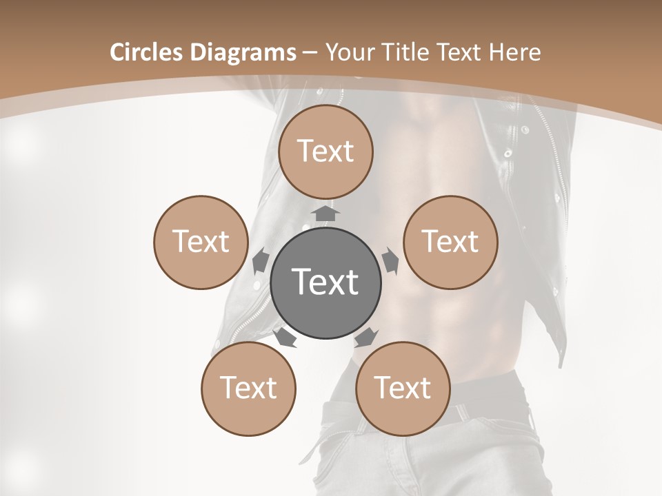 Isolated Style Model PowerPoint Template