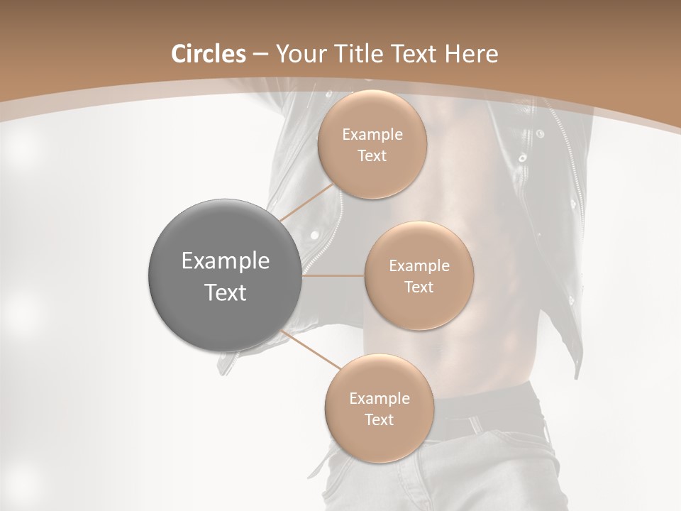 Isolated Style Model PowerPoint Template
