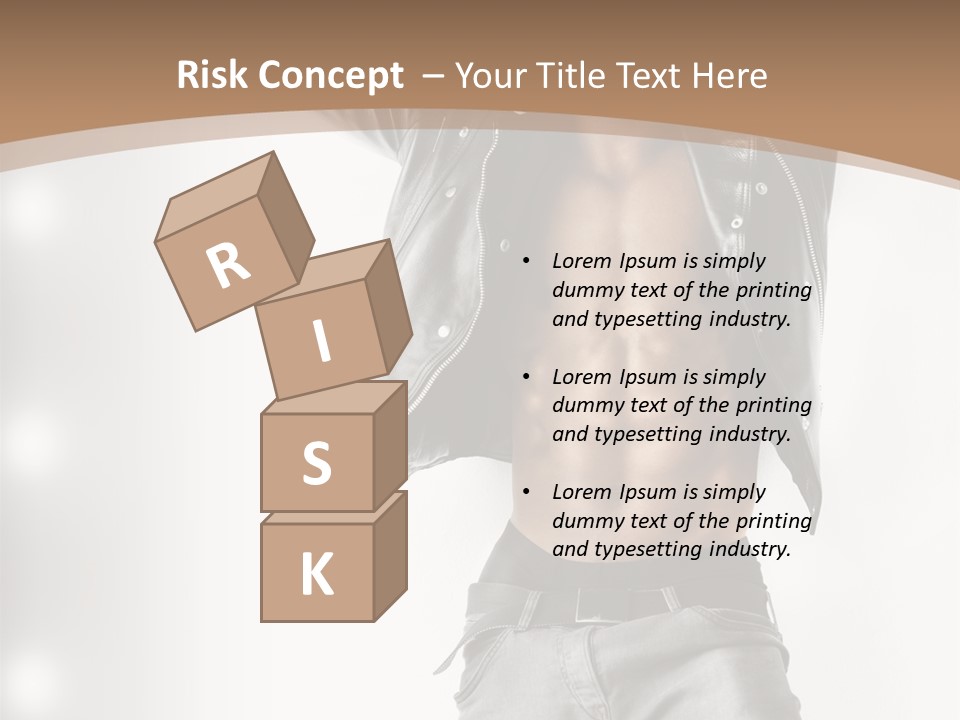 Isolated Style Model PowerPoint Template