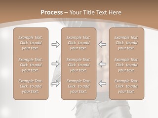 Isolated Style Model PowerPoint Template
