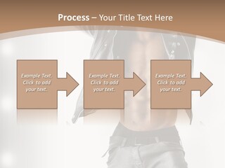Isolated Style Model PowerPoint Template