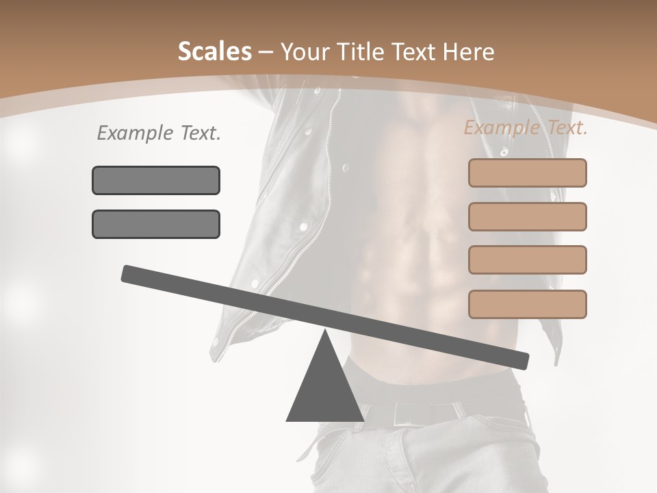 Isolated Style Model PowerPoint Template