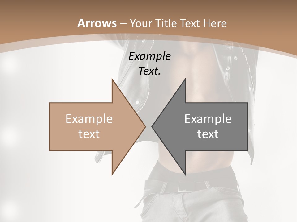 Isolated Style Model PowerPoint Template