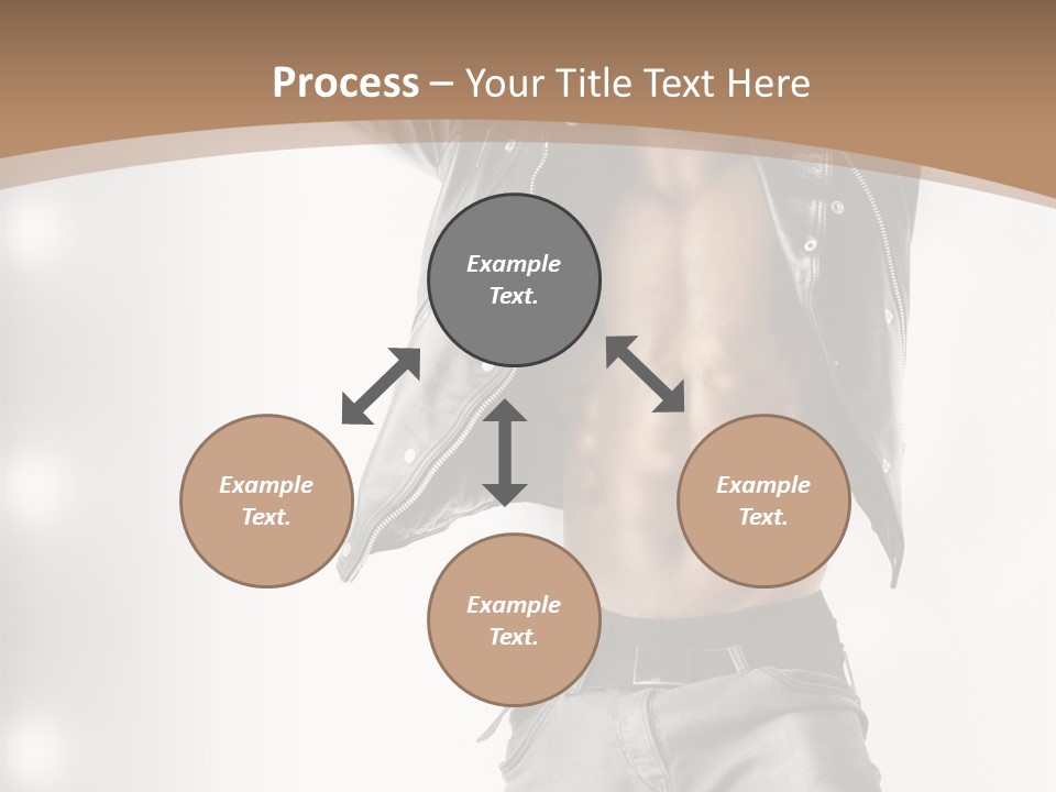 Isolated Style Model PowerPoint Template