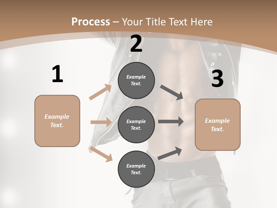 Isolated Style Model PowerPoint Template