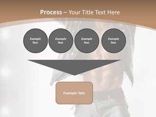 Isolated Style Model PowerPoint Template