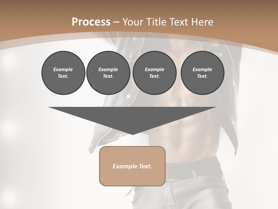 Isolated Style Model PowerPoint Template