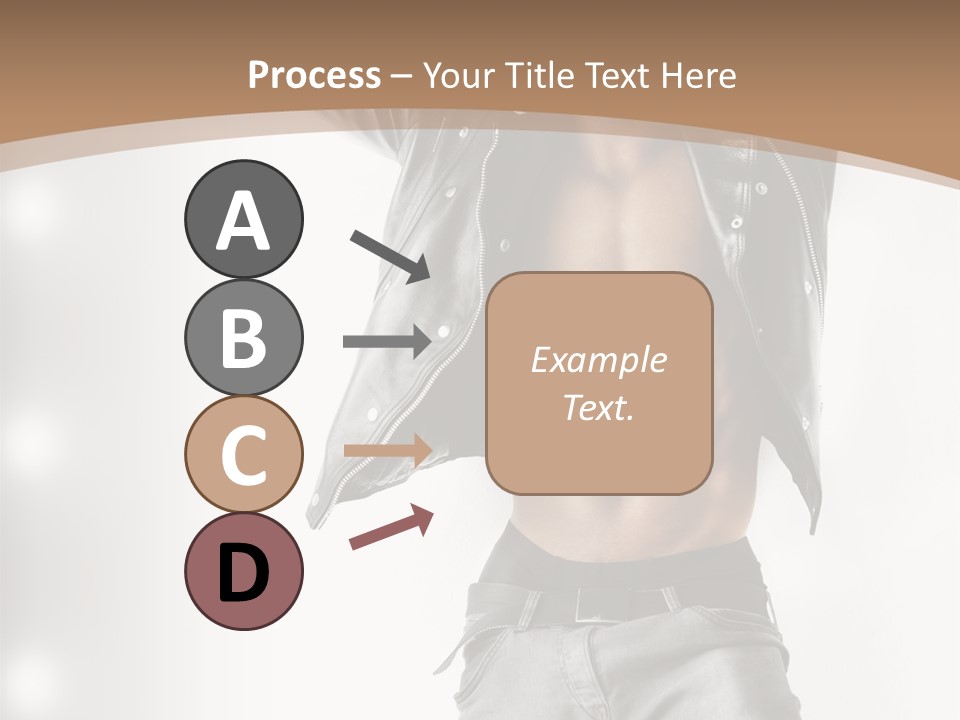 Isolated Style Model PowerPoint Template